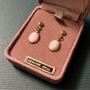 NWOT Orion Vintage GF Genuine Opal Dangle Earrings
